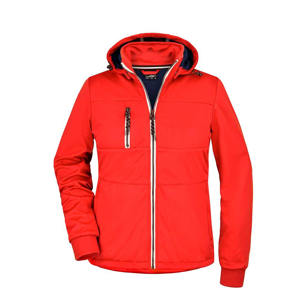 Chaqueta golf mujer softshell _rojo