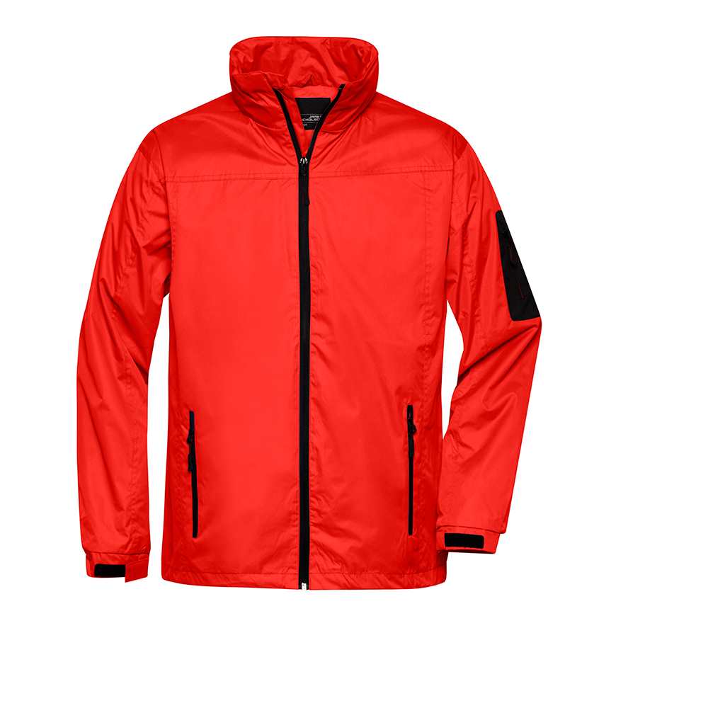 Chaqueta Cortavientos para uso deportivo_rojo