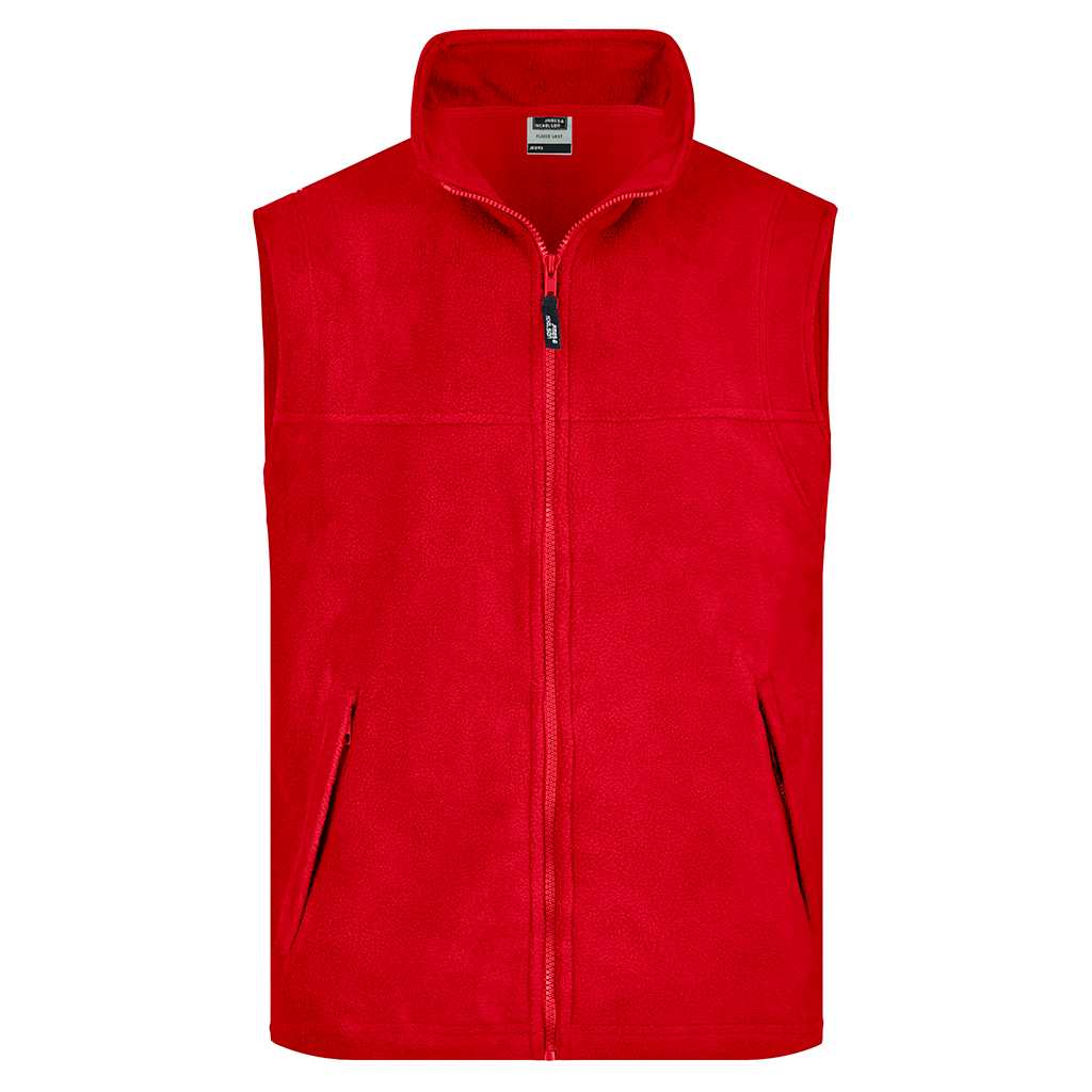 Chaleco Softshell Fleece de hombre_rojo