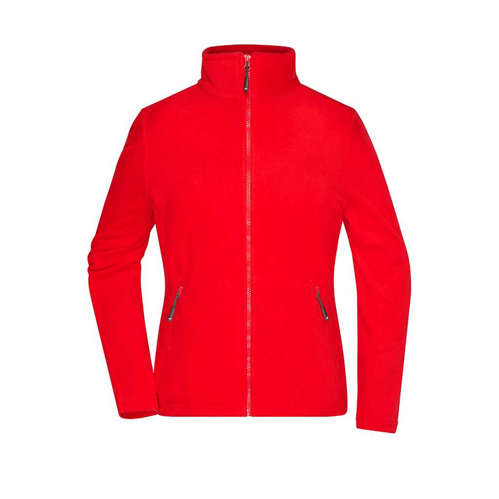 Chaqueta Softshell Fleece Mujer_rojo
