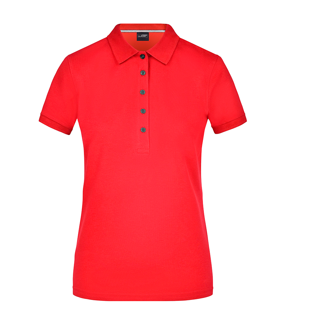 Polo de mujer en algodón Pima personalizado con logotipo para torneos y eventos corporativos