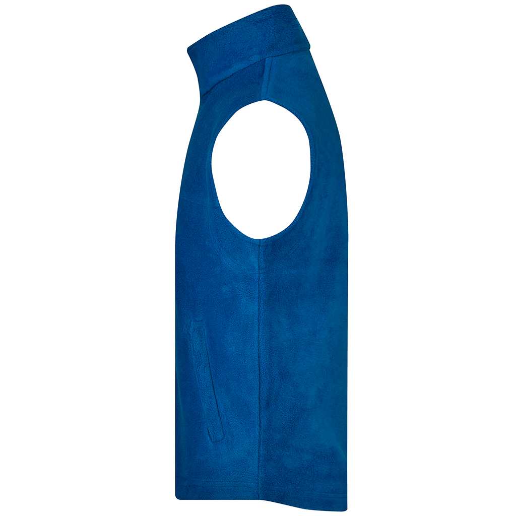 Chaleco Softshell Fleece de hombre_royal izquierdo