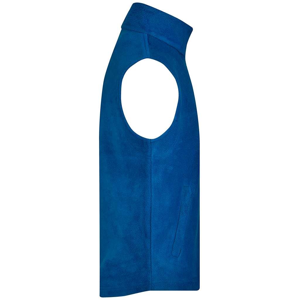 Chaleco Softshell Fleece de hombre_royal derecho