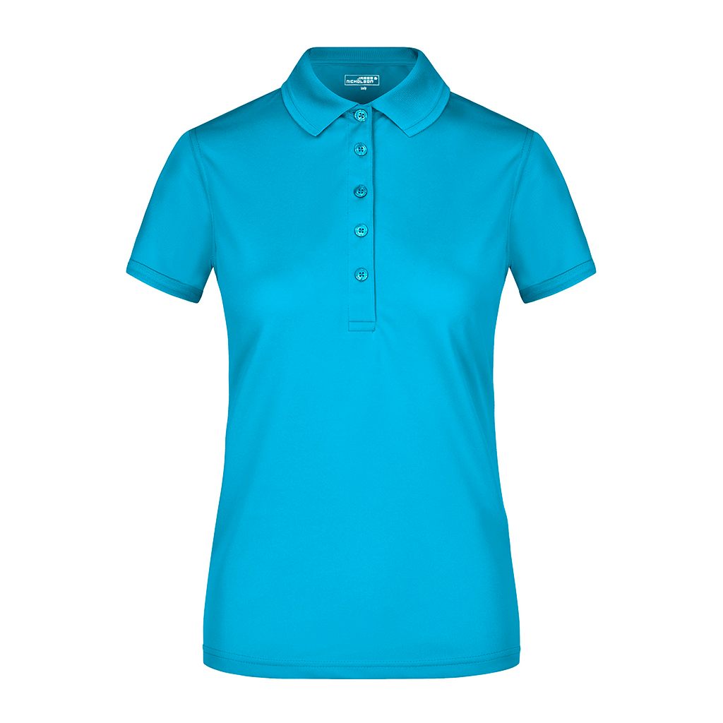 Polo de golf Performance para mujer personalizado con logotipo para torneos y eventos