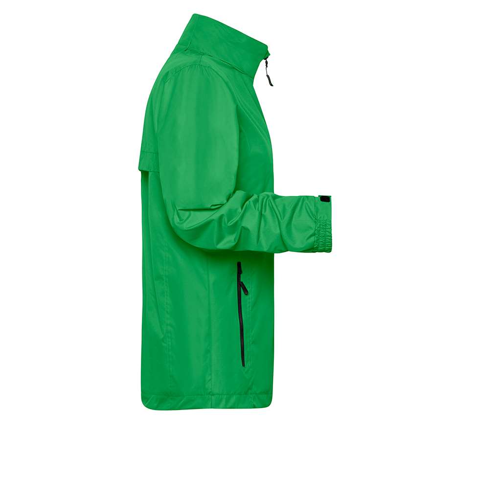 Chaqueta Cortavientos para uso deportivo_verde derecha