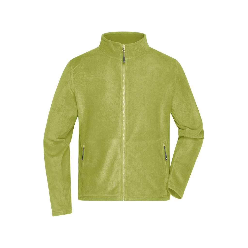 Chaqueta Softshell Fleece Hombre__verde lima