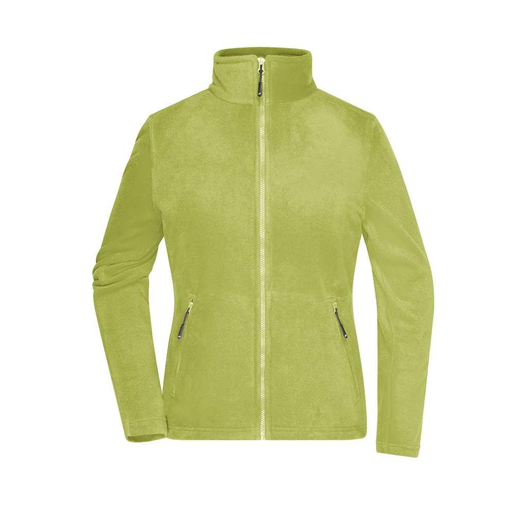 Chaqueta Softshell Fleece Mujer_verde lima