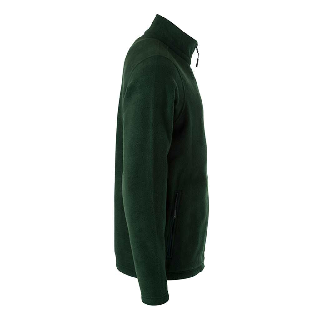 Chaqueta Softshell Fleece Hombre_verde derecha