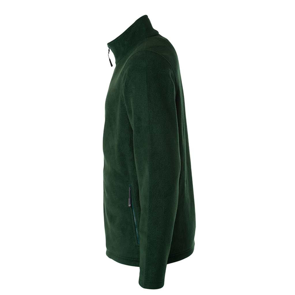 Chaqueta Softshell Fleece Hombre_verde izquierda