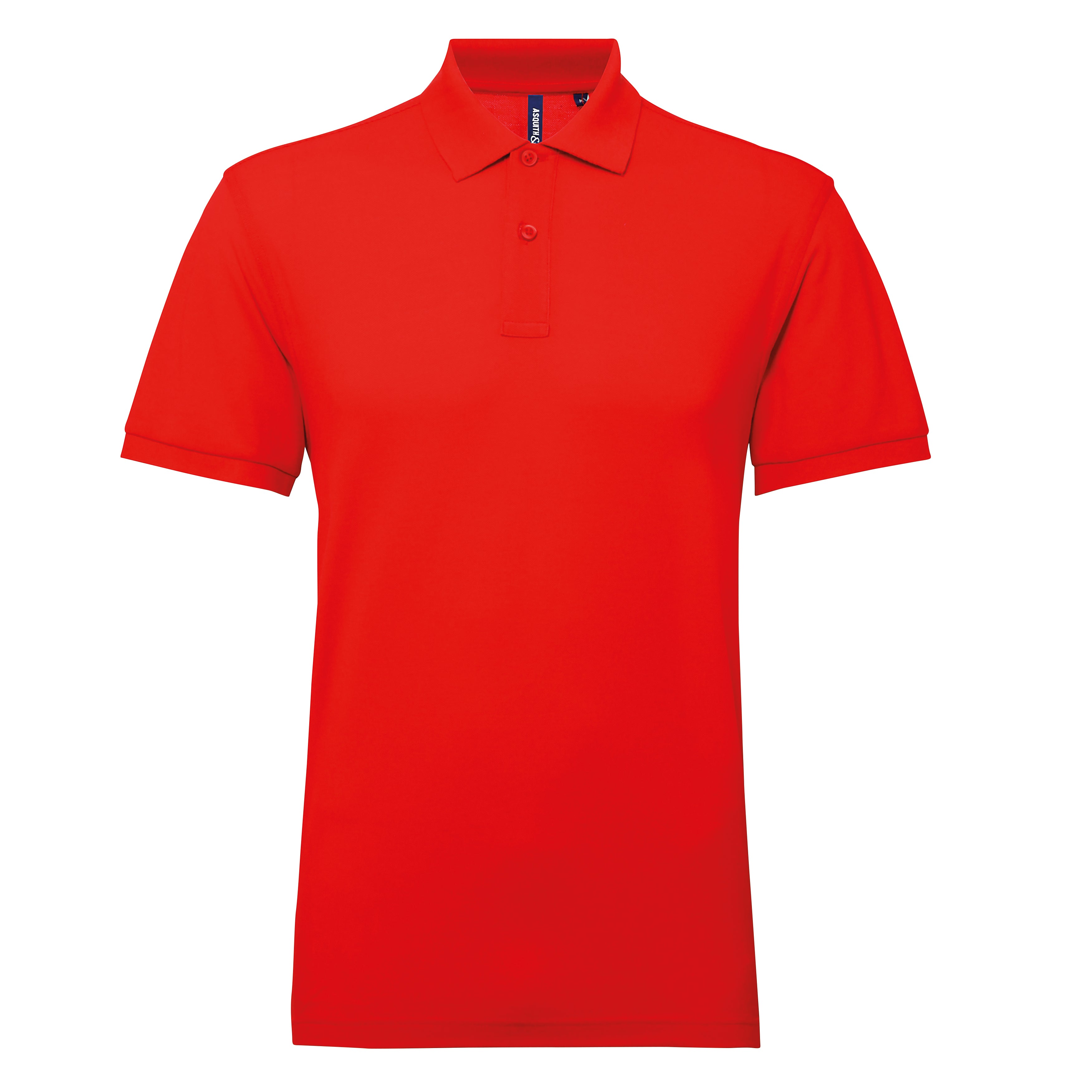 Polo Polycotton hombre_rojo cereza