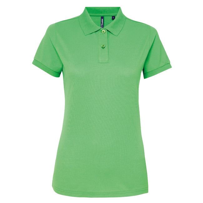 Polo Policotton Mujer_verde lima
