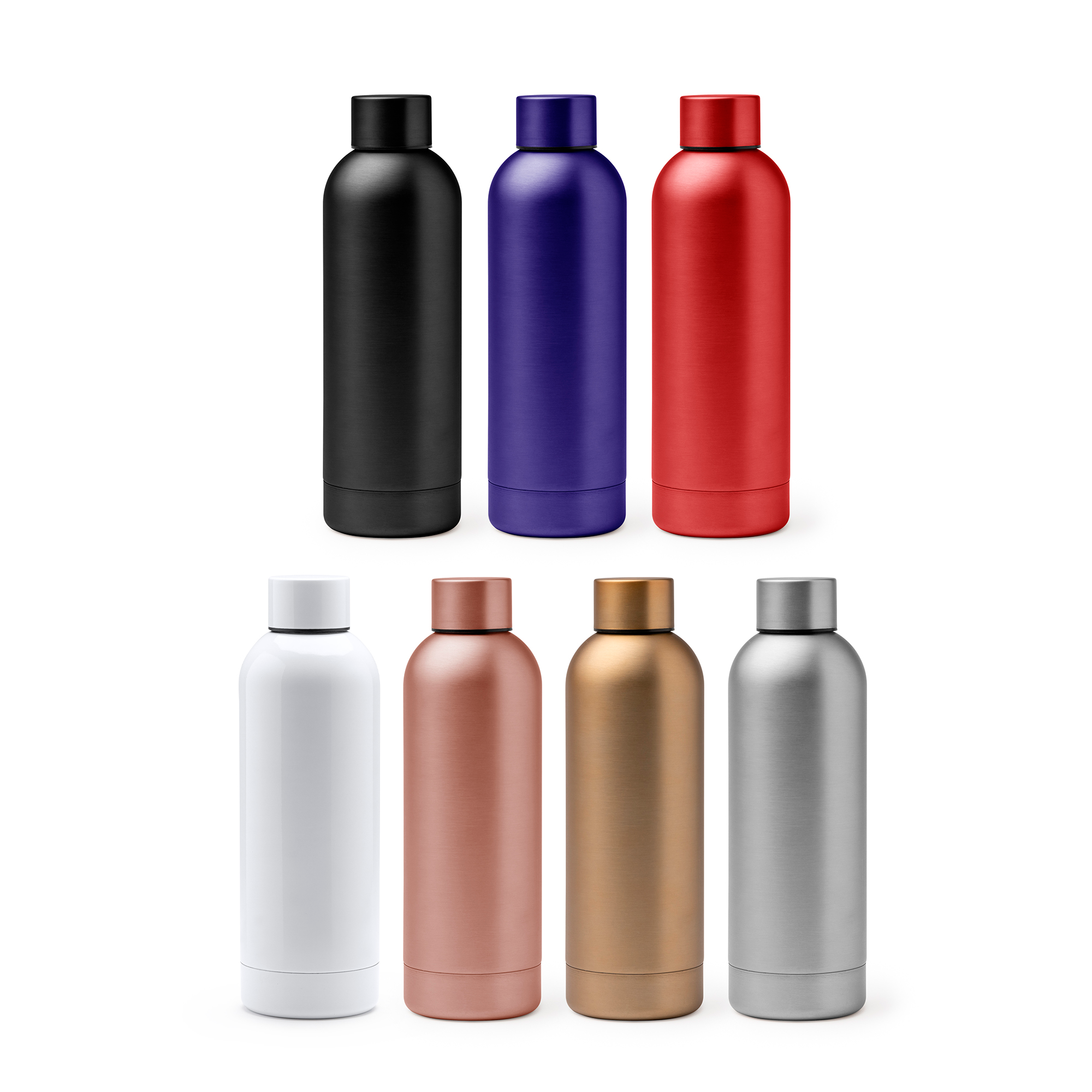 Termo de metal 550ml con doble pared y aislamiento de cobre al vacío
