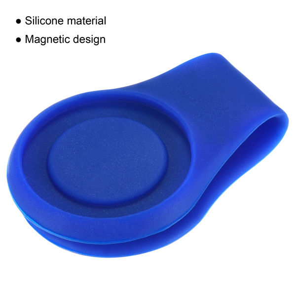 Clip marcador de silicona personalizado para golf