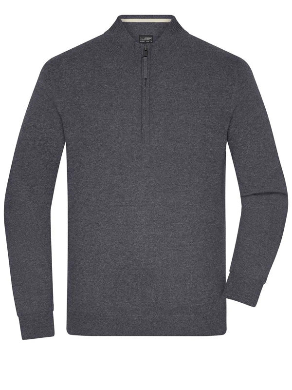 Jersey_de_golf_Half-Zip_Troyer_personalizado_en_color_antracita