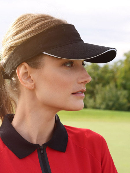 Visera de golf mujer para personalización con logo en DTF.