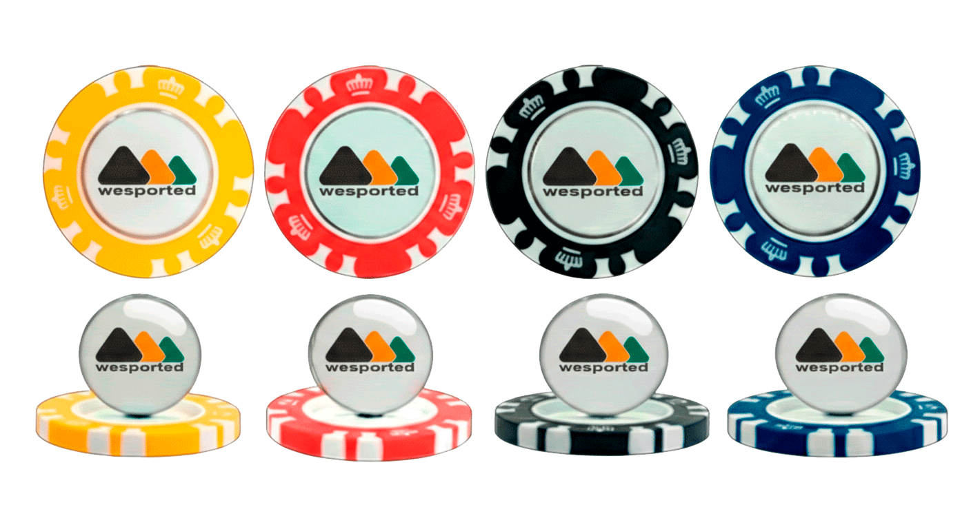 Marcadores de golf personalizados para empresas o club. Branding de Marca.