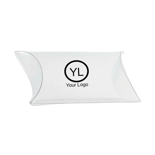 Caja Pillow Box Gear personalizada con logotipo para torneos y eventos de golf