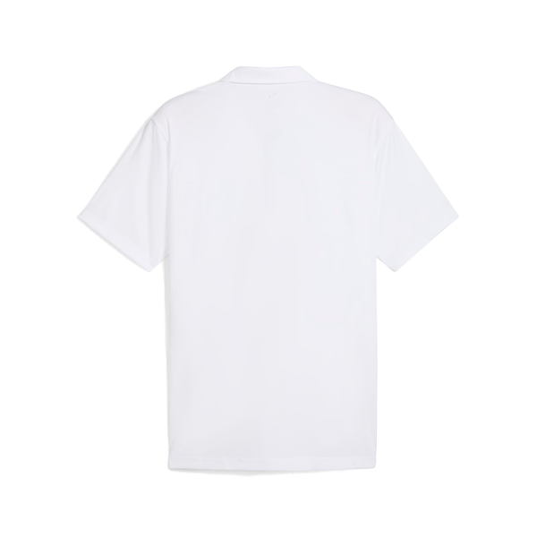 Polo Puma Pure 2.0 para hombre personalizado en color blanco