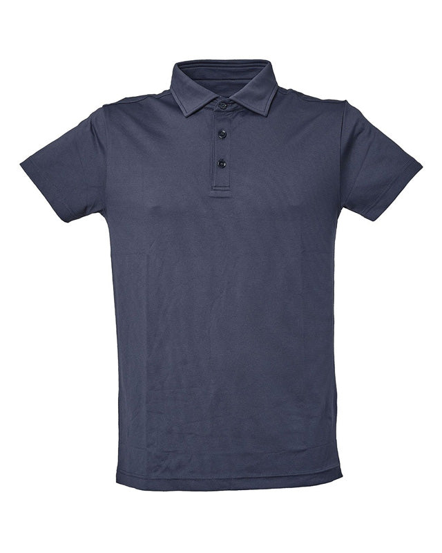 Polo WE GOLF azul marino personalizado con logo dtf