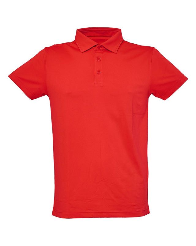 Polo WE GOLF rojopersonalizado con logo dtf