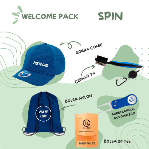 Welcome Pack Golf  SPIN WESPORTED