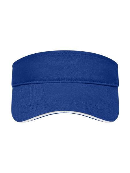Visera de golf mujer azul royal para personalización con logo en DTF.