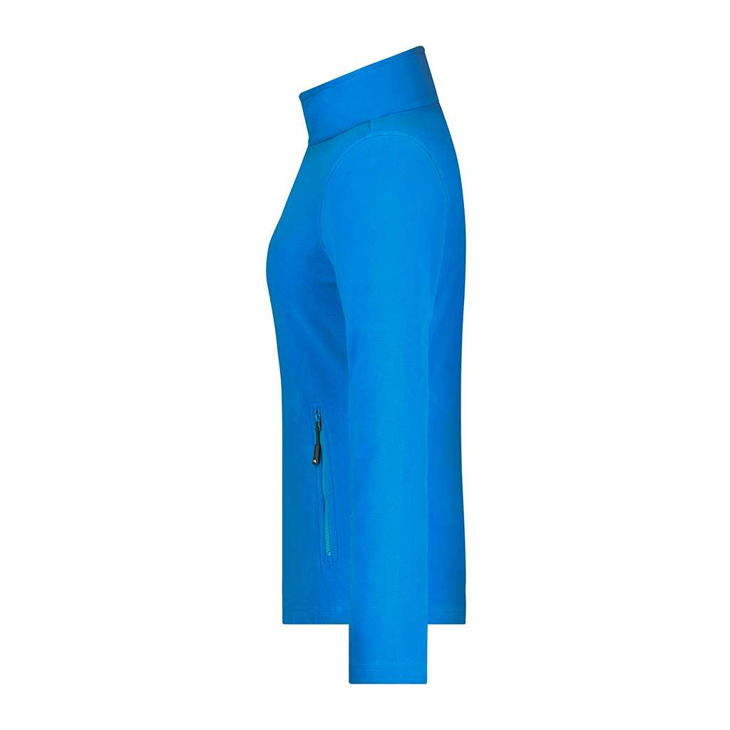 Chaqueta de golf Softshell Basic Fleece Lady personalizable con logo_cobalt izquierda