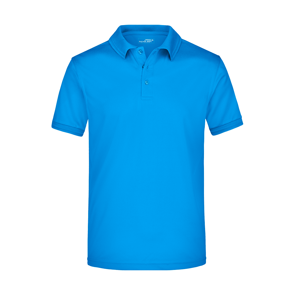 Polo técnico de golf para hombre Active_cobalt