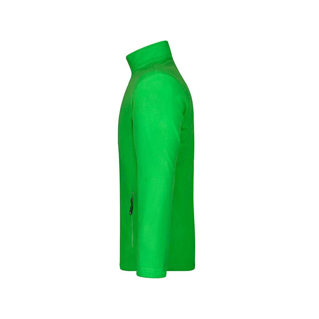Chaqueta de golf Softshell Basic Fleece personalizable con logo hombre_verde izquierda