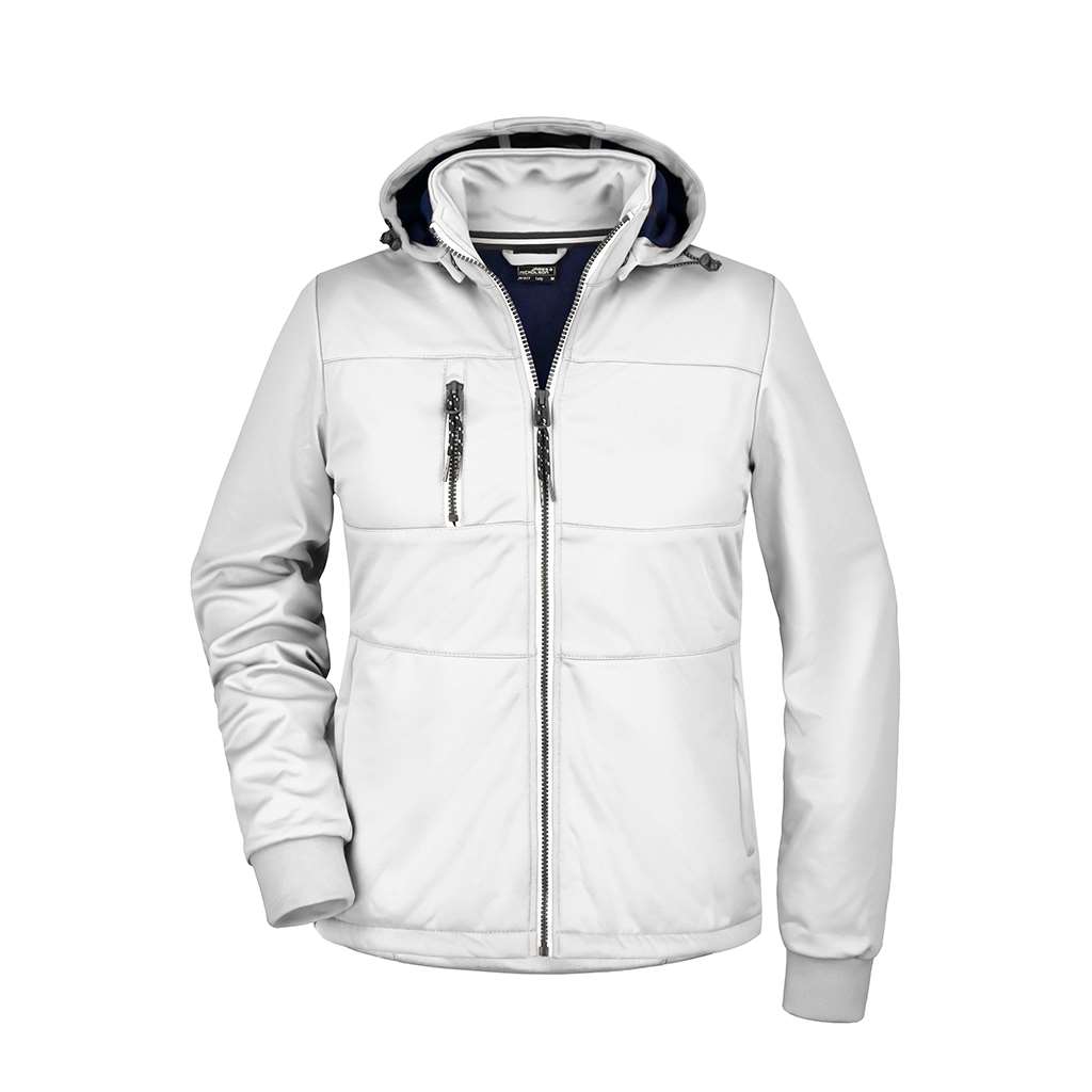 Chaqueta golf mujer softshell_blanco