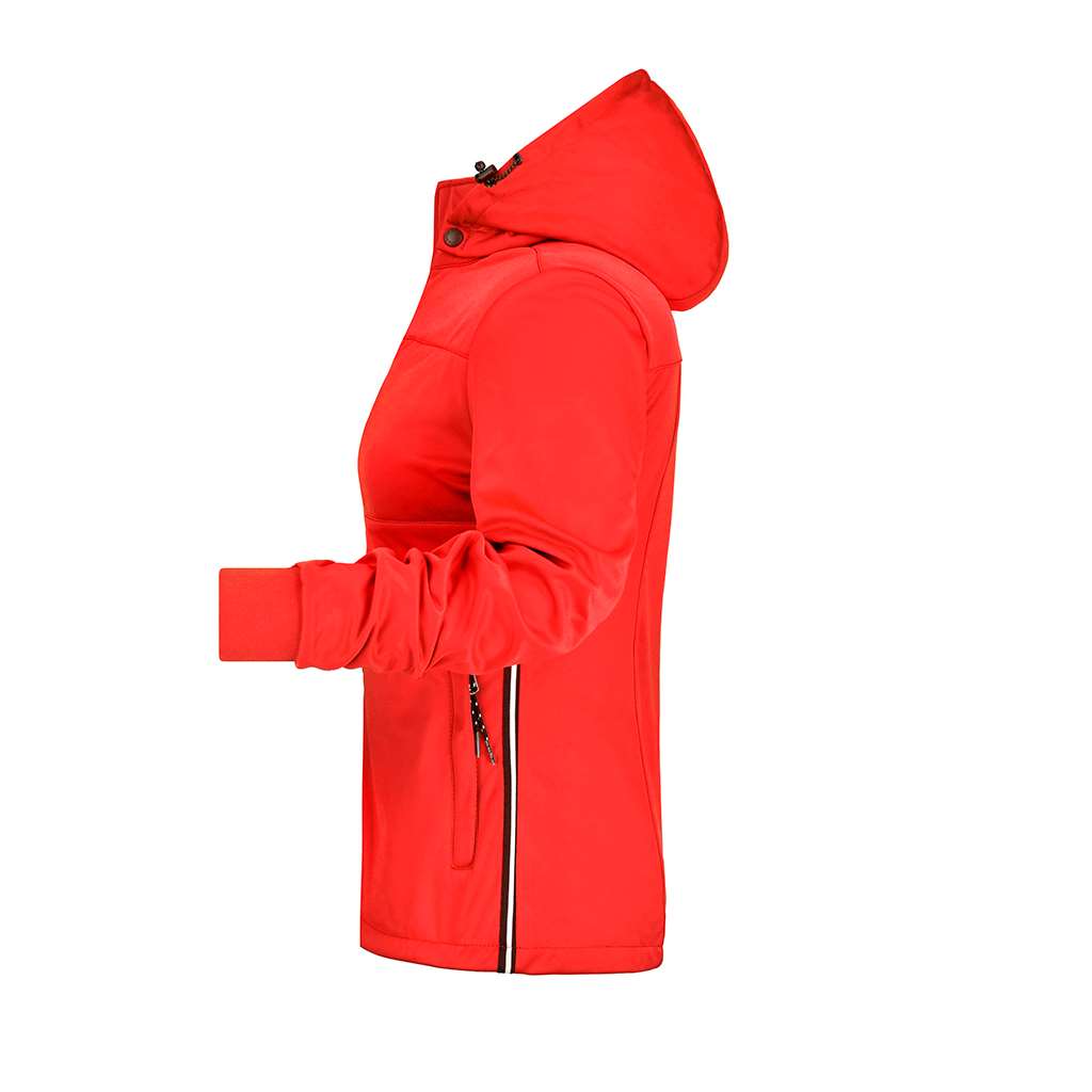 Chaqueta golf mujer softshell _rojo izquierda