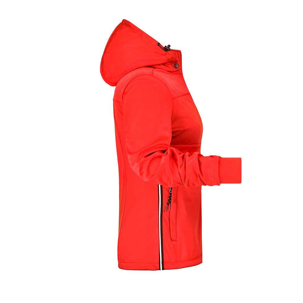 Chaqueta golf mujer softshell_rojo derecha